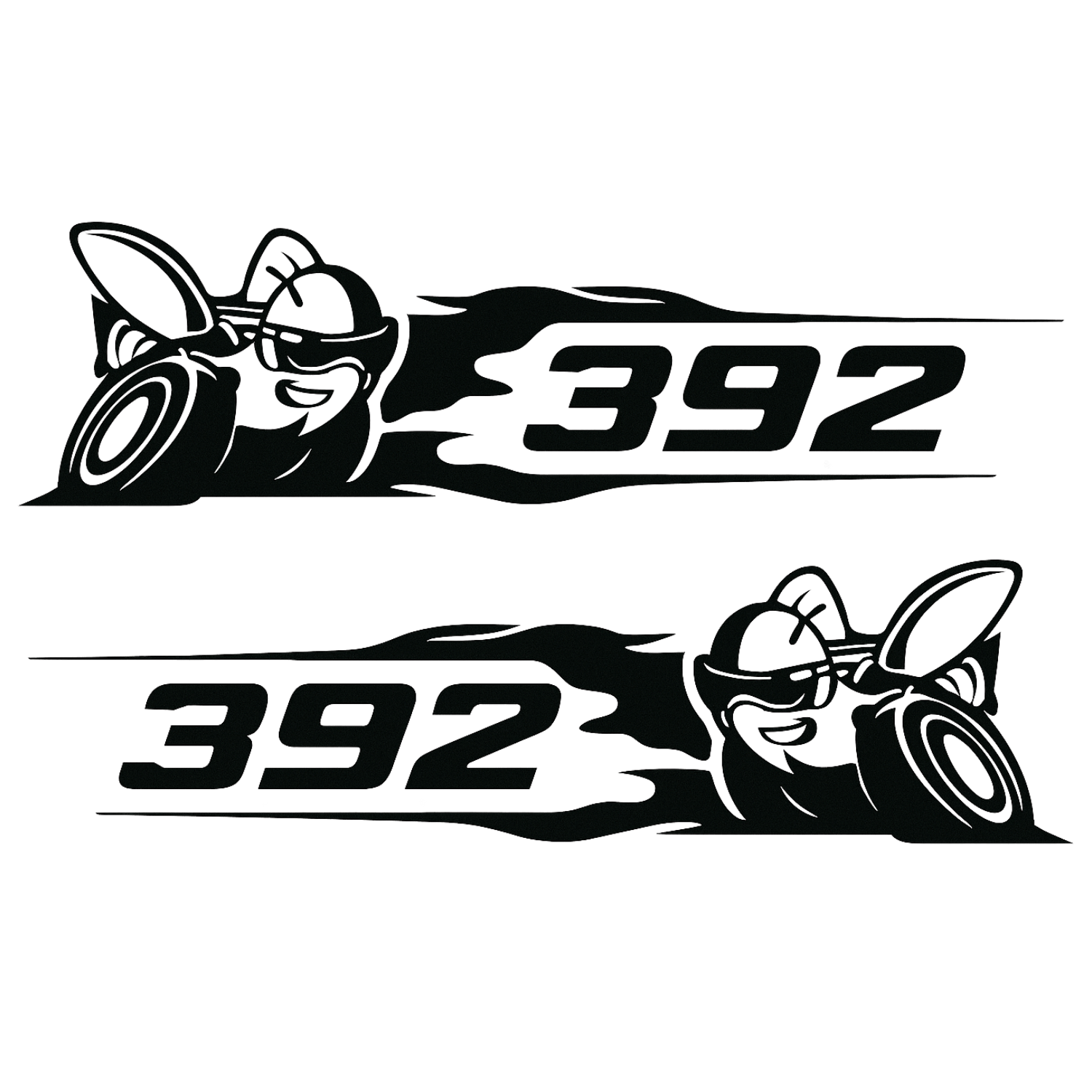 392 Scat Pack Super Bee Vinyl Decal – Dodge Challenger & Charger Sticker – Mopar Muscle Car Graphic