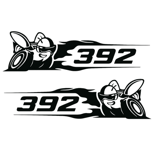 392 Scat Pack Super Bee Vinyl Decal – Dodge Challenger & Charger Sticker – Mopar Muscle Car Graphic